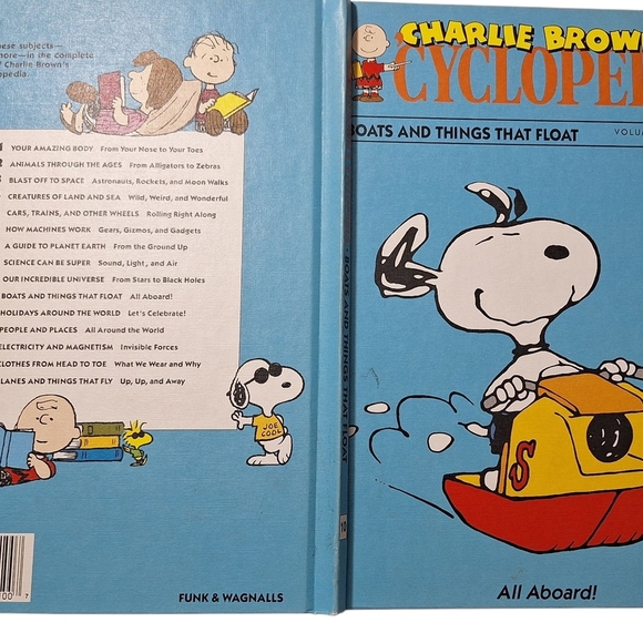 Snoopy on a Boat Hardcover Book - Picture 2 of 5